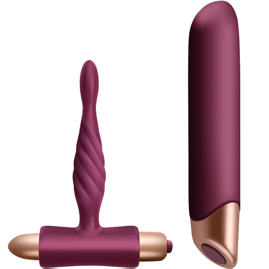 Set Vibrador + Plug Anal Principiantes - Climaximum