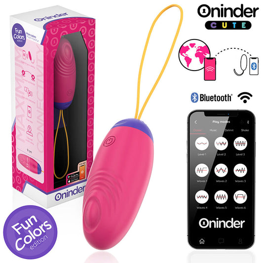 Huevo Vibrador Vibro-Wave con App - Oninder Cute