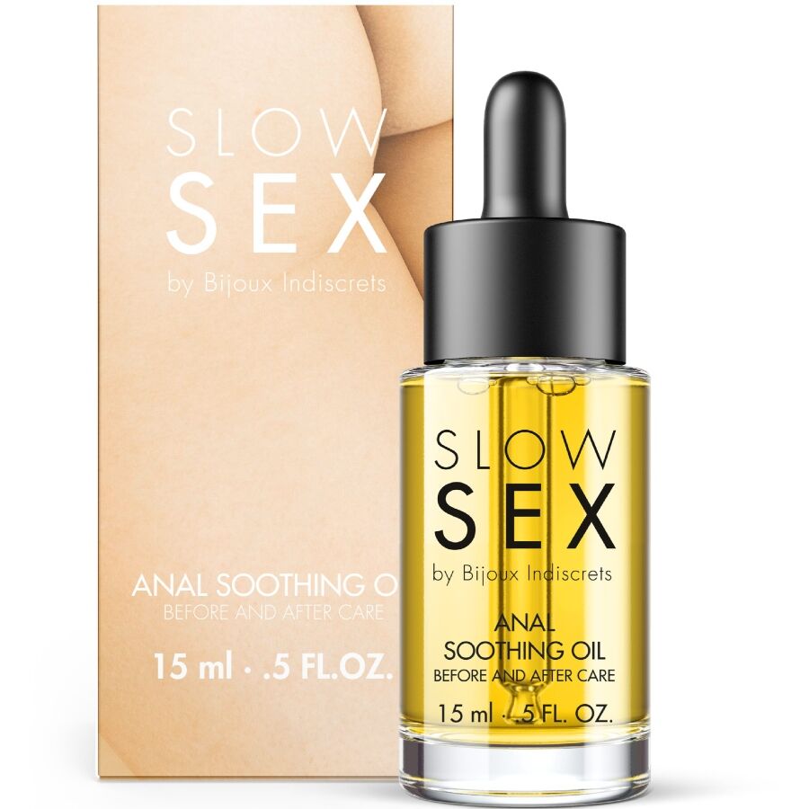 Aceite Anal Calmante Slow Sex 15 ml - Bijoux Indiscrets