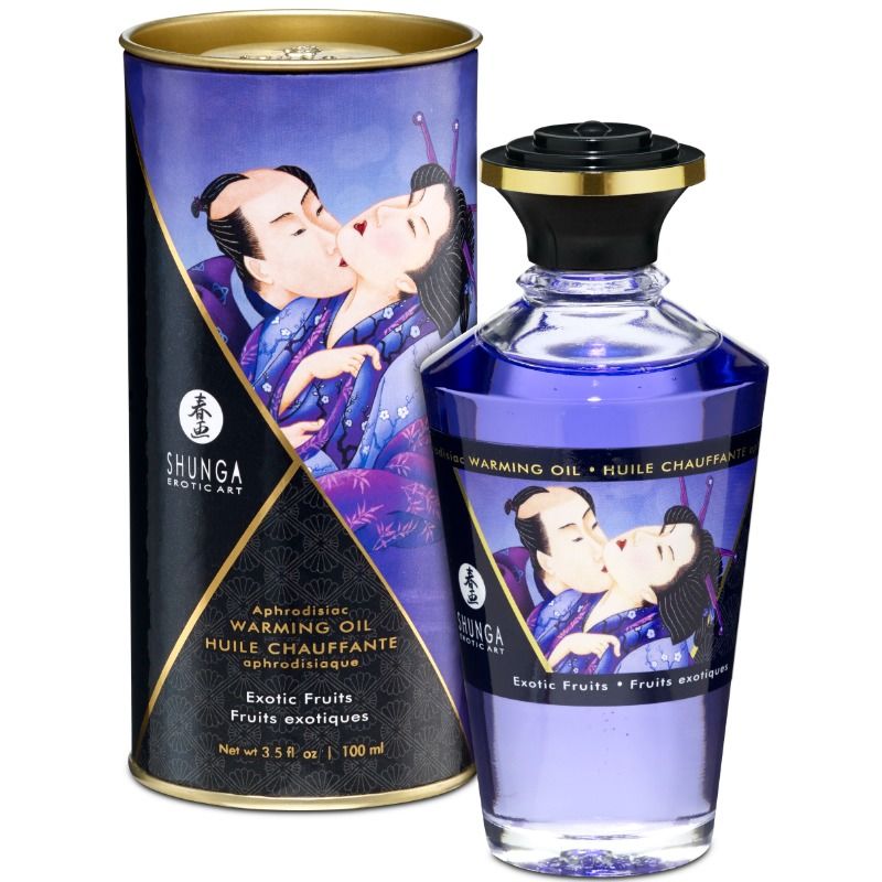 Aceite Masaje Efecto Calor Frutas Exóticas 100 ml - Shunga