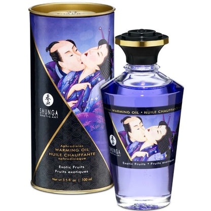 Shunga Aceite de Masaje Efecto Calor 100 ml | Diferentes Aromas