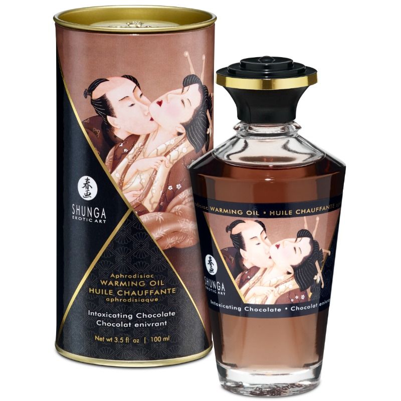 Shunga Aceite de Masaje Efecto Calor 100 ml | Diferentes Aromas
