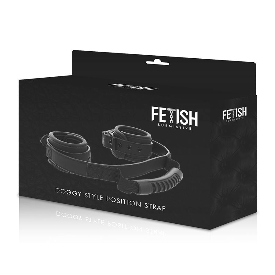 Esposas BDSM con Tirador Cuero Vegano - Fetish Submissive