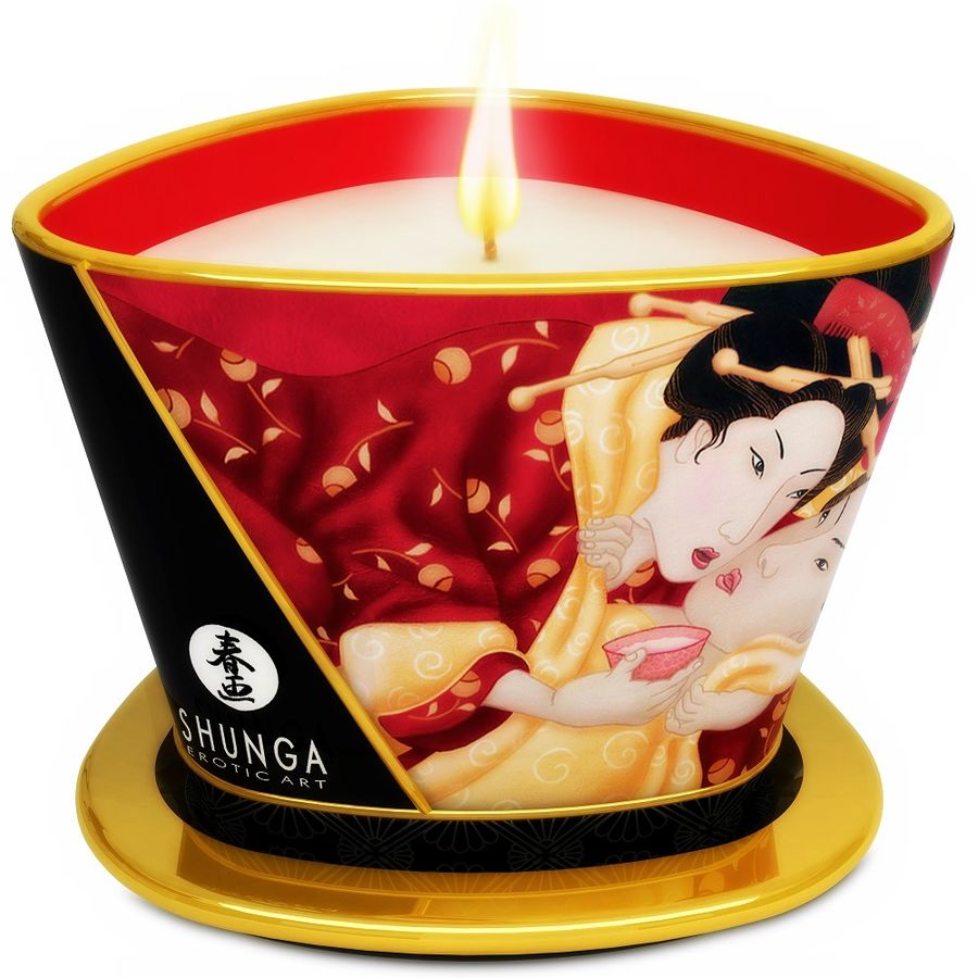 Shunga Mini Caress by Candelight Vela de Masaje Hidratante para Parejas