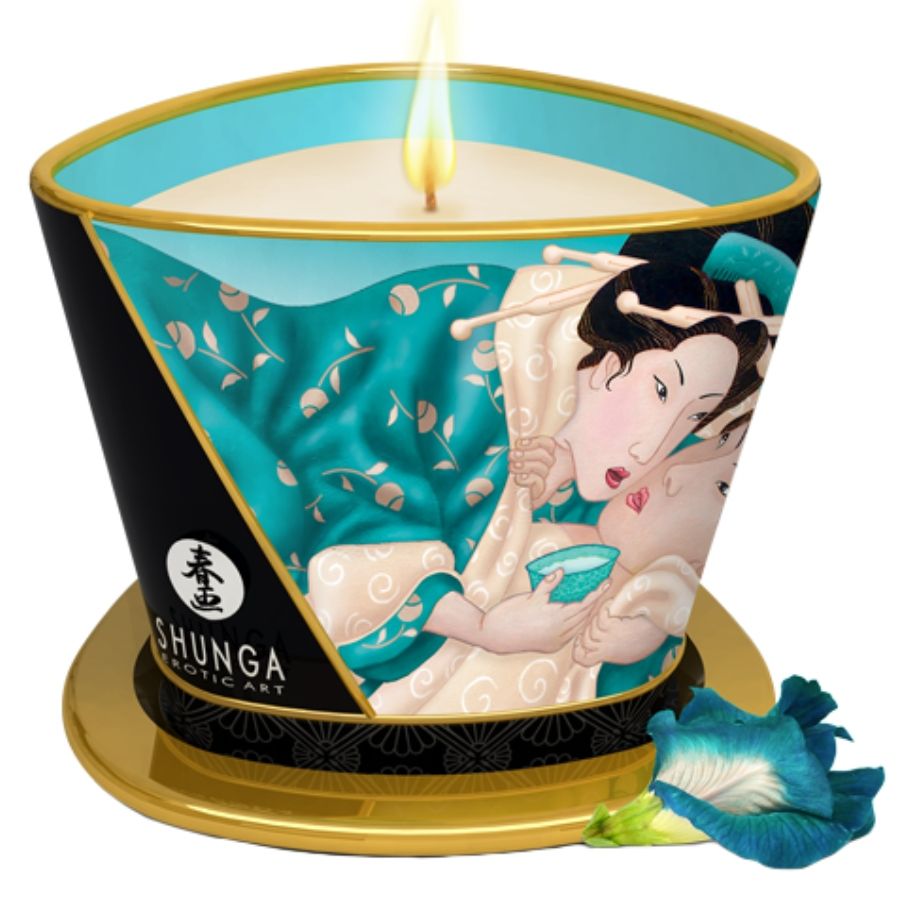 Shunga Mini Caress by Candelight Vela de Masaje Hidratante para Parejas