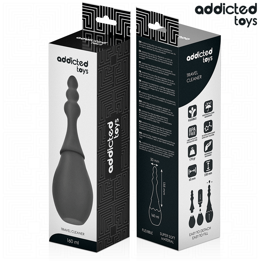 Limpiador de Viaje Silicona 160 ml Modelo 4 - Addicted Toys