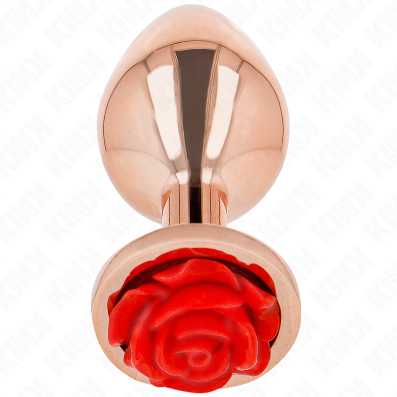 Plug Anal Oro Rosado Rosa Roja S - Intense