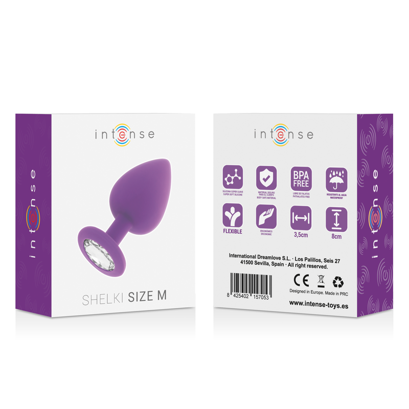 Plug Anal Shelki Silicona M - Intense