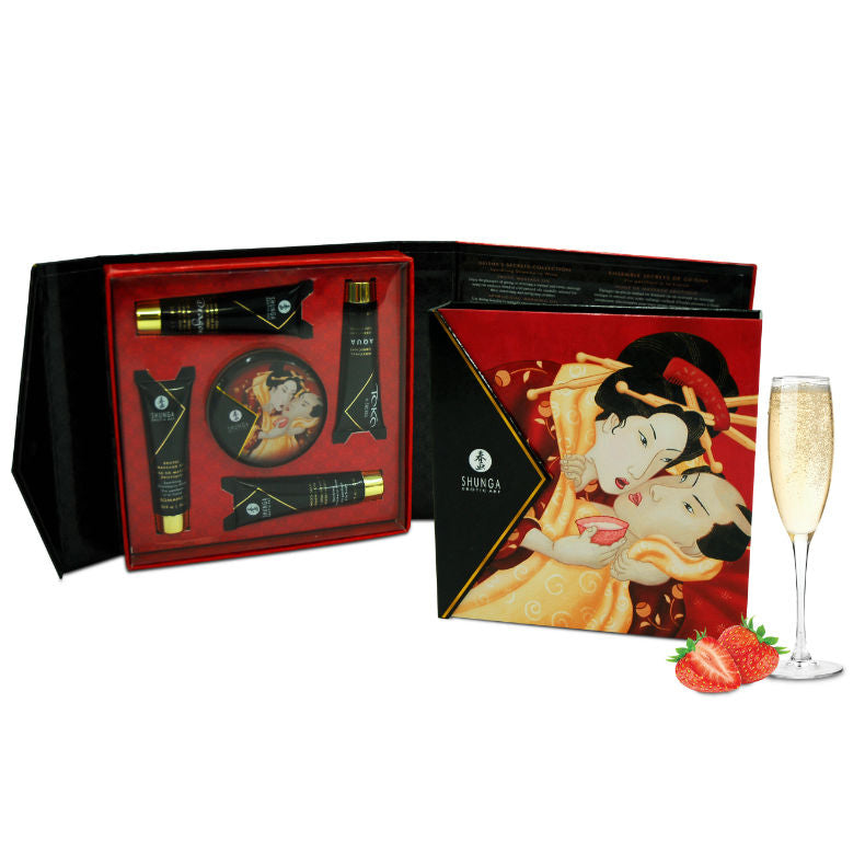Kit Secret Geisha Fresas y Cava - Shunga