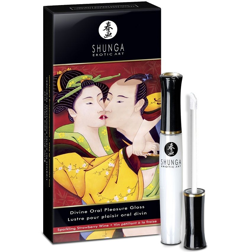 Shunga Divine Gloss Labial con Efecto Calor, Frío y Cosquilleo 10 ml