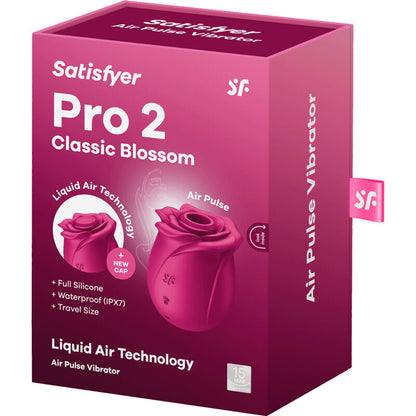 Estimulador Air Pulse Pro 2 Classic Blossom - Satisfyer