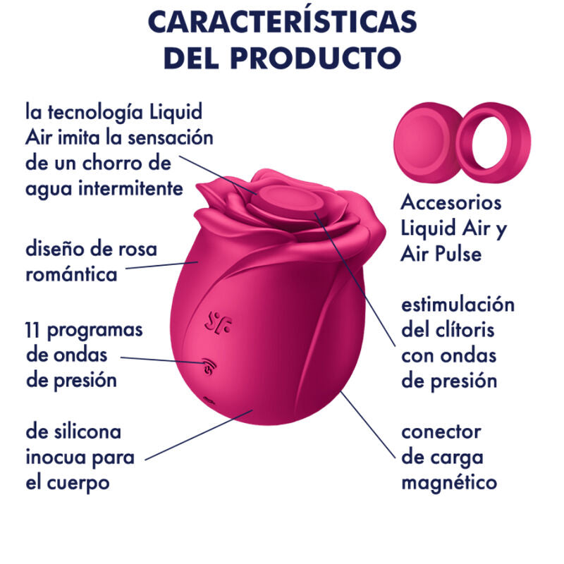 Estimulador Air Pulse Pro 2 Classic Blossom - Satisfyer