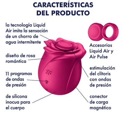 Estimulador Air Pulse Pro 2 Classic Blossom - Satisfyer