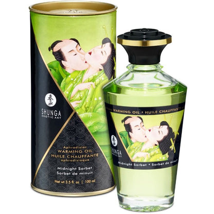 Shunga Aceite de Masaje Efecto Calor 100 ml | Diferentes Aromas