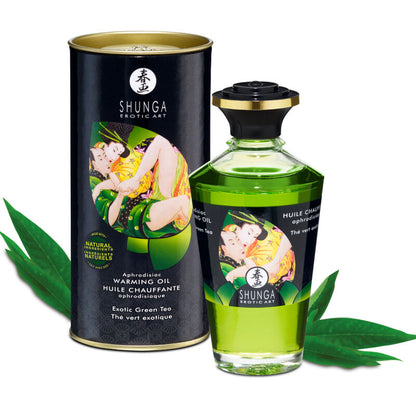 Shunga Aceite de Masaje Efecto Calor 100 ml | Diferentes Aromas