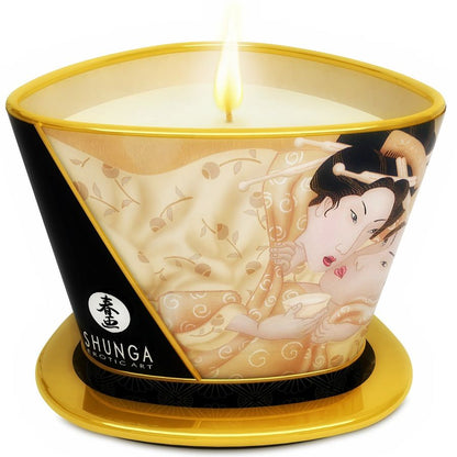 Shunga Mini Caress by Candelight Vela de Masaje Hidratante para Parejas