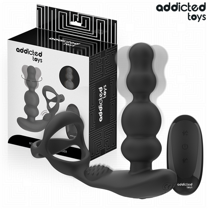 Masajeador Prostático Rotatorio Control Remoto - Addicted Toys