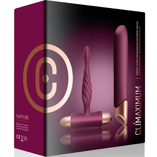 Set Vibrador + Plug Anal Principiantes - Climaximum