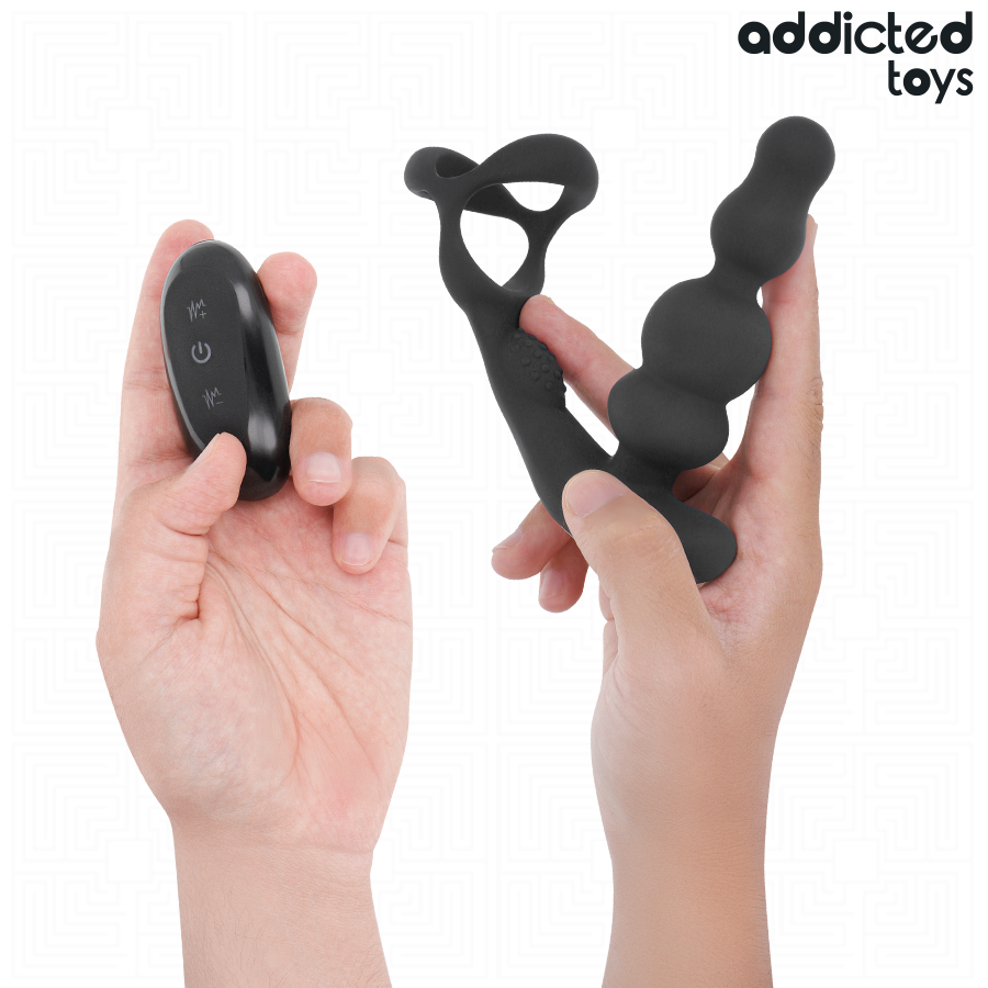 Masajeador Prostático Rotatorio Control Remoto - Addicted Toys