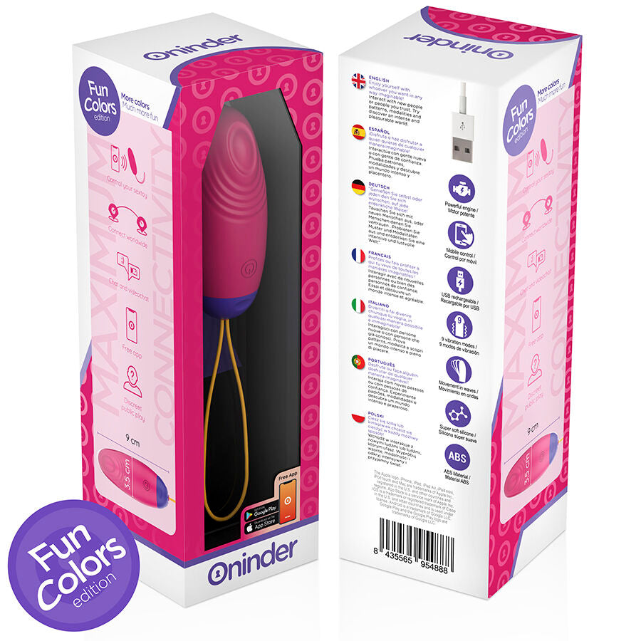 Huevo Vibrador Vibro-Wave con App - Oninder Cute