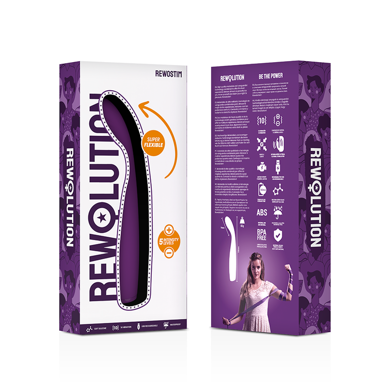 Vibrador Flexible Punto G Rewostim - Rewolution