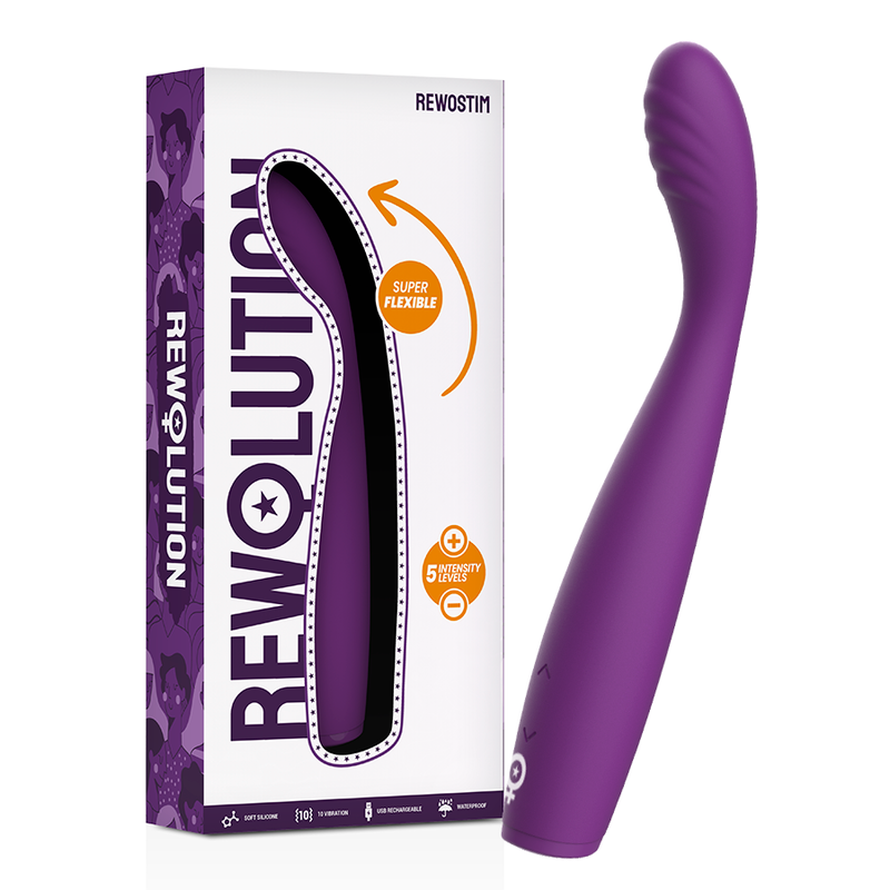 Vibrador Flexible Punto G Rewostim - Rewolution