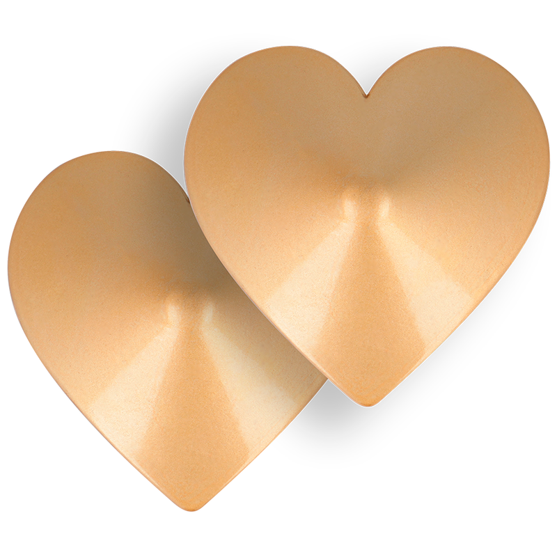 Cubre Pezones Corazones Dorados - Coquette Chic Desire