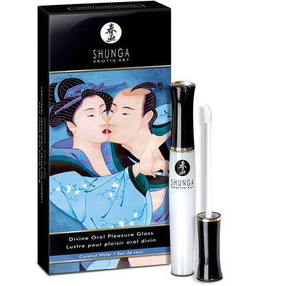 Shunga Divine Gloss Labial con Efecto Calor, Frío y Cosquilleo 10 ml