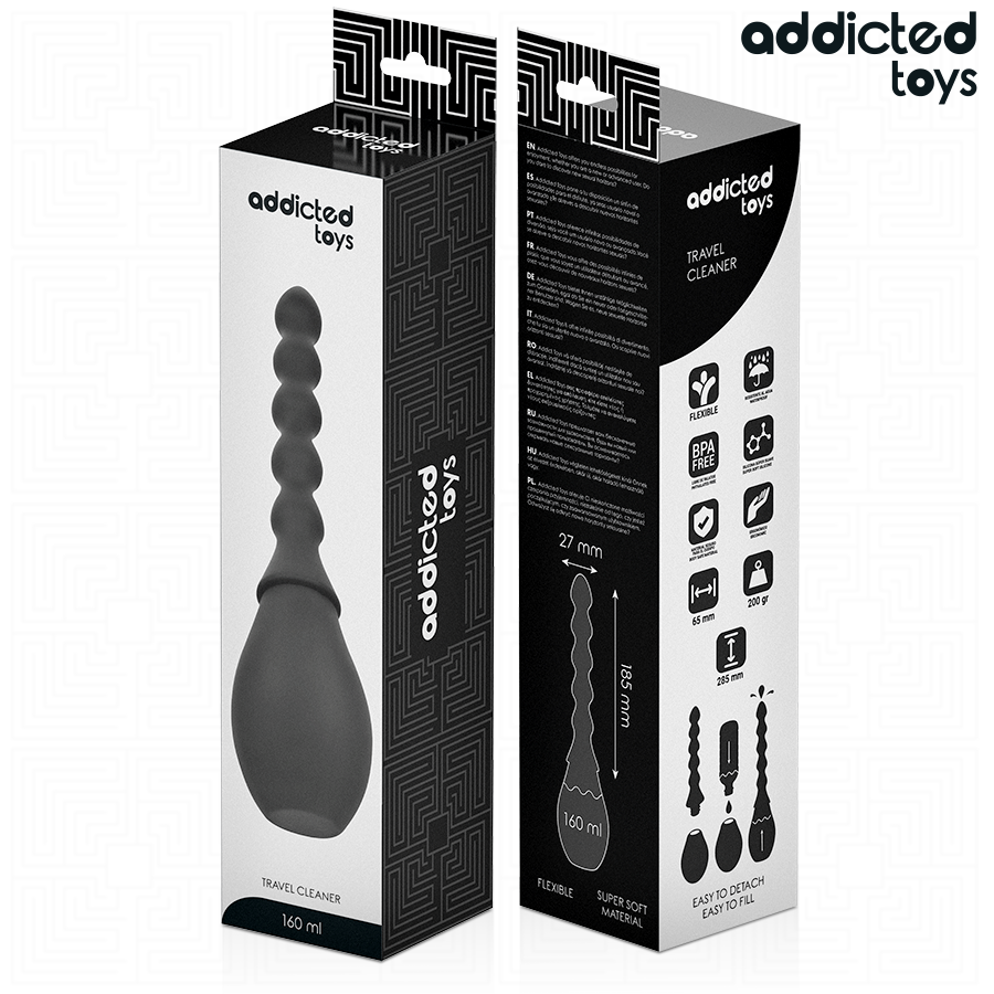 Limpiador de Viaje Silicona 160 ml Modelo 2 - Addicted Toys