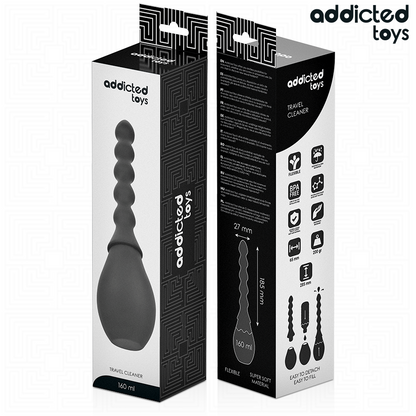 Limpiador de Viaje Silicona 160 ml Modelo 2 - Addicted Toys