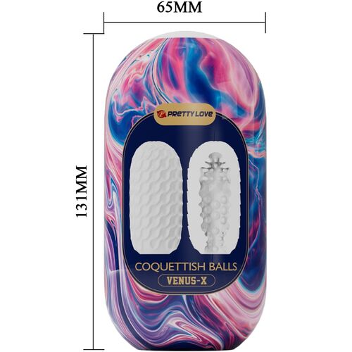 Masturbador Masculino Coquettish Balls - Pretty Love