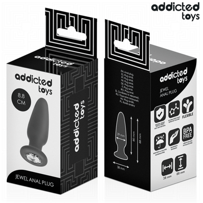 Plug Anal con Joya Silicona S - Addicted Toys