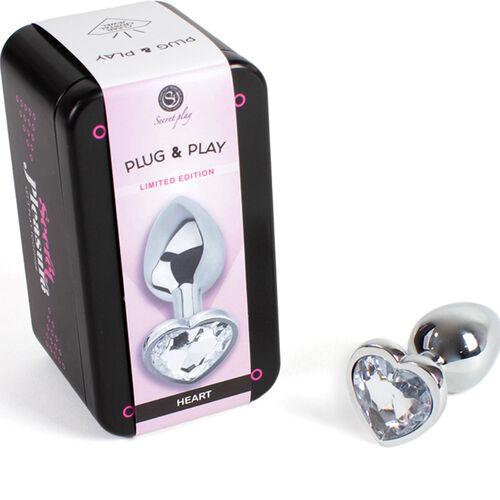 Plug Anal Corazón Talla S - Secretplay