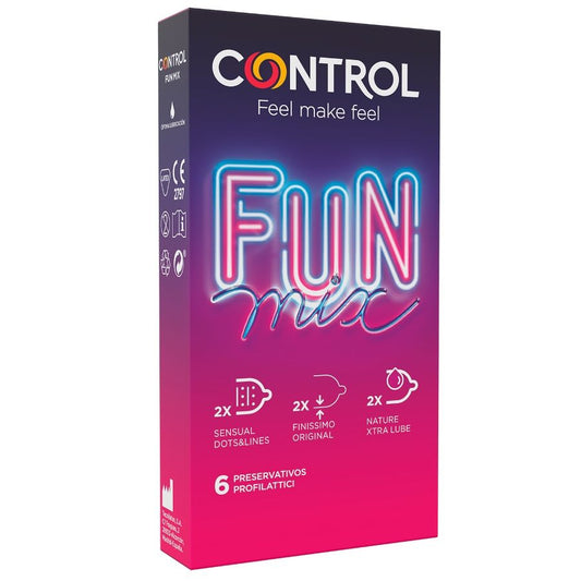 Preservativos Control Feel Fun Mix 6 Unidades