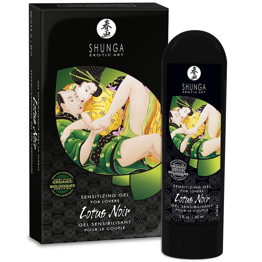 Shunga Lotus Noir Crema Sensibilizante con Ingredientes Naturales 60 ml