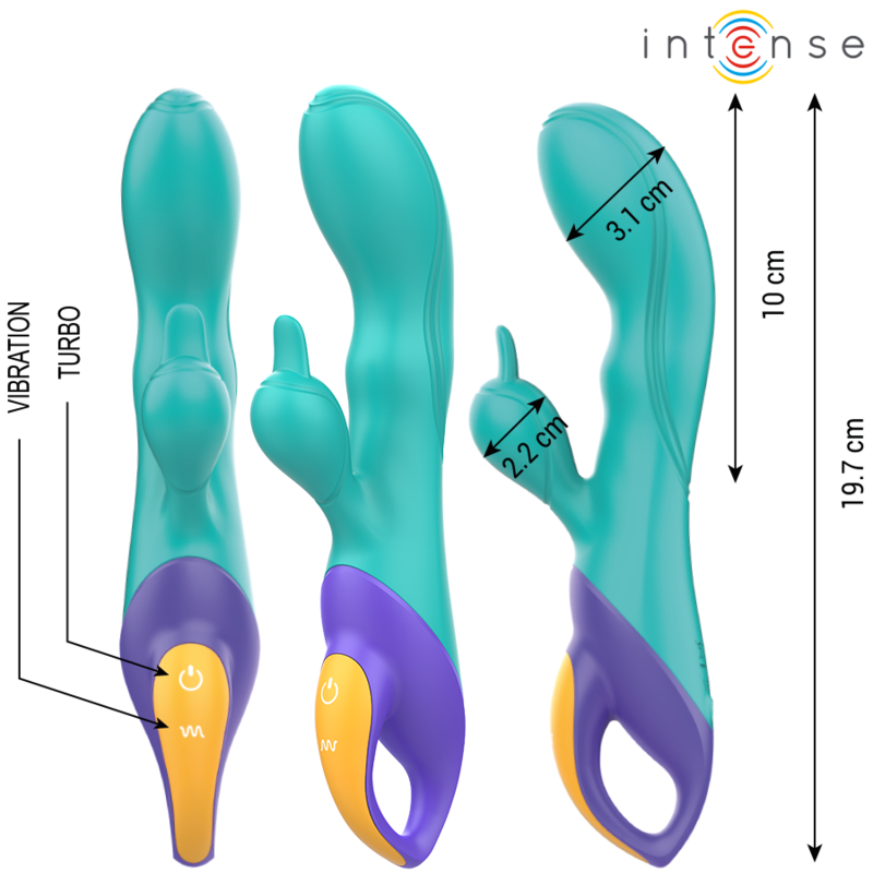 Vibrador Rabbit Fred Recargable - Intense