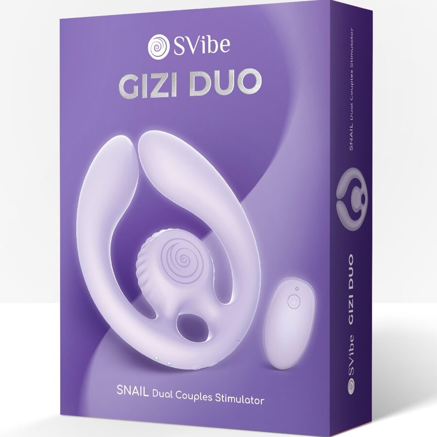 Estimulador Parejas Gizi Dúo Control Remoto - Snail Vibe