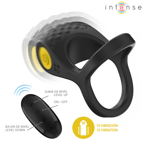 Anillo Vibrador Alex 10 Modos con Control Remoto - Intense
