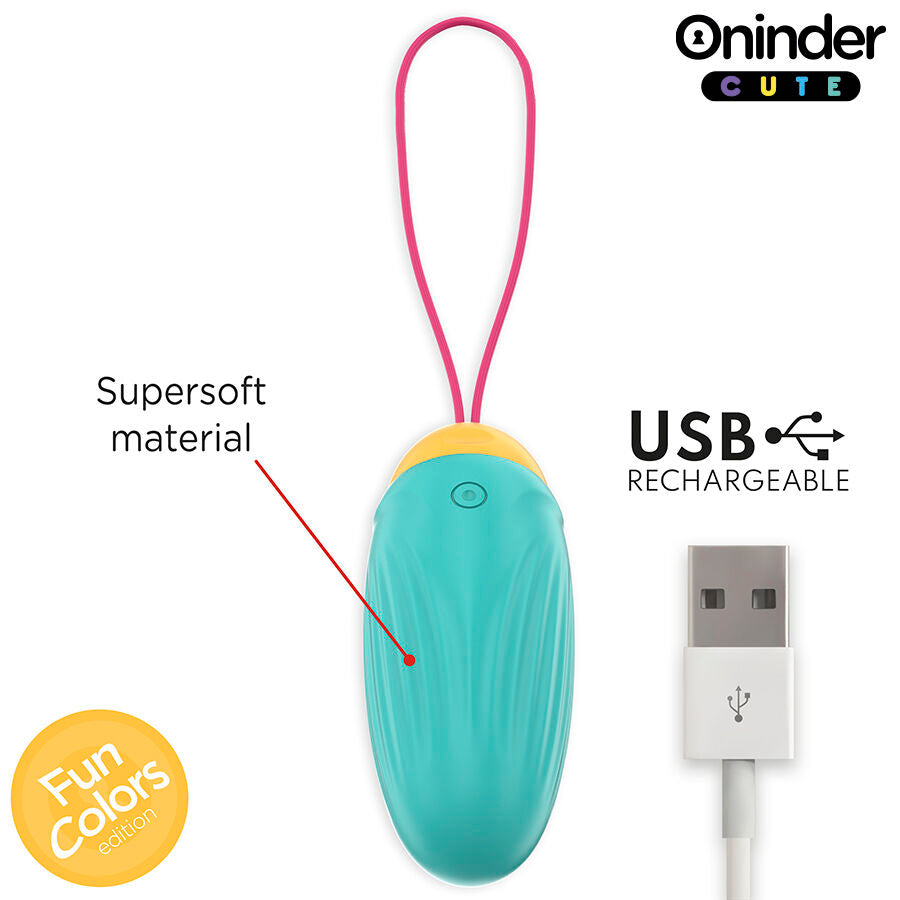 Huevo Vibrador Gemas Rotadoras con App - Oninder Cute