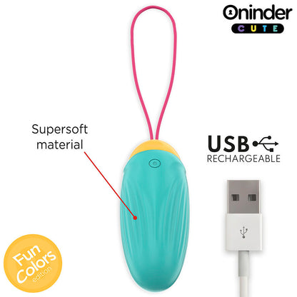 Huevo Vibrador Gemas Rotadoras con App - Oninder Cute
